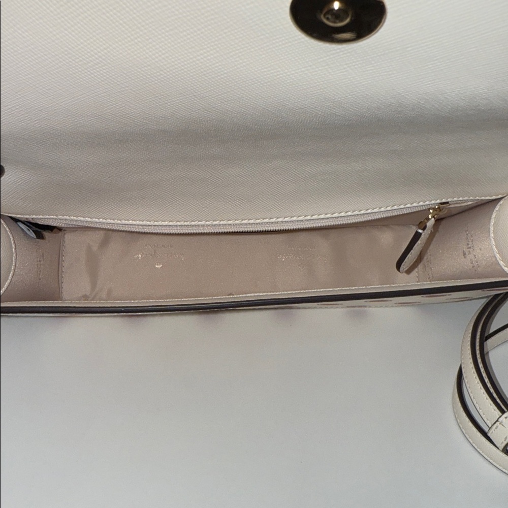 Kate Spade Cream and Red Heart Crossbody Bag - Picture 10 of 12